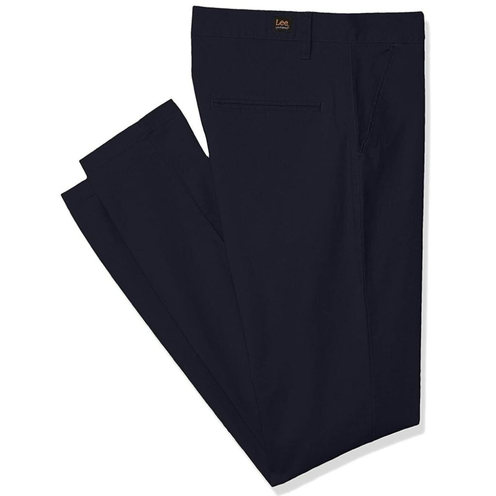 Lee Men's Slim Fit Pant Lee Uniforms (Black)